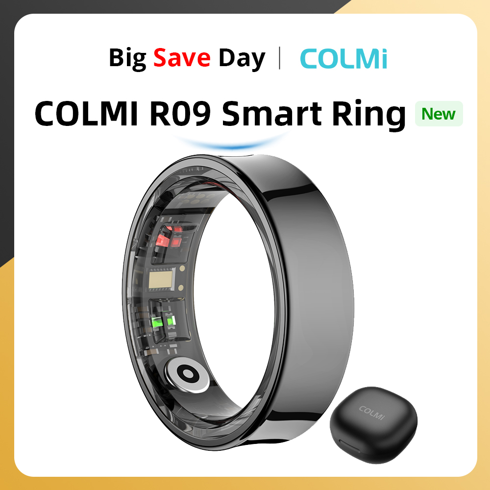 Smart Home Trainer - 2024 COLMI R09 Smart Ring Homens