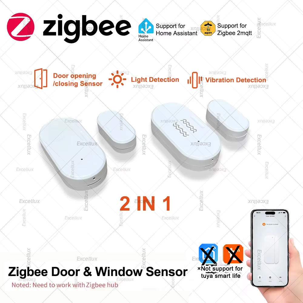 Smart Home Security - Zigbee 3.0 sensor de janela de