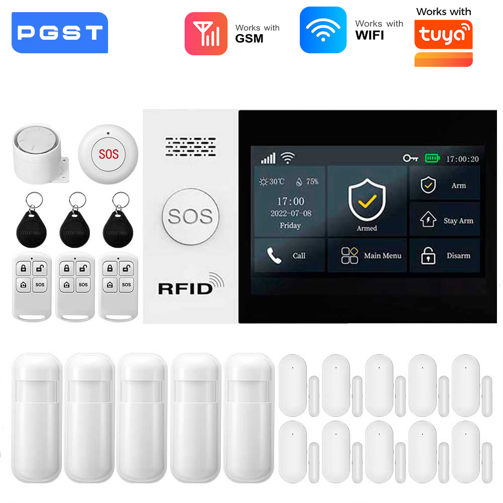 Smart Home Wiser - Sistema de Alarme Inteligente GSM 2.4G