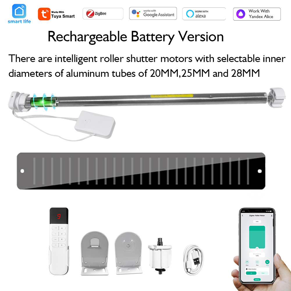 Smart Home Youtube - Tuya zigbee bateria obturador rolo motor