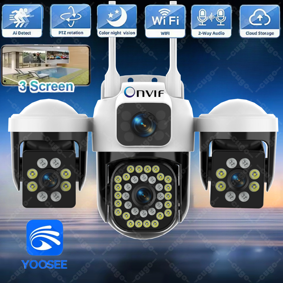 Smart Home Kamera Outdoor - Câmera IP WiFi Externa 15MP 8K
