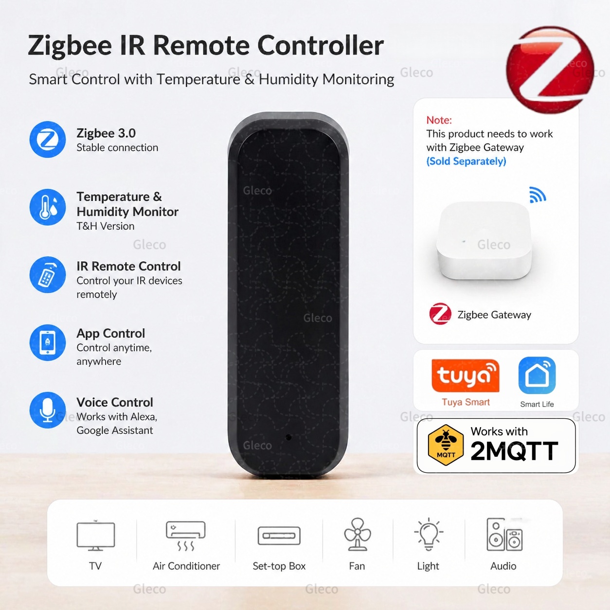 Smart Ir Remote Controller - Controle Remoto Inteligente Zigbee IR, Controle