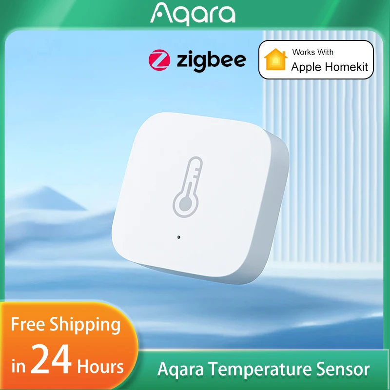 Smart Home Hub Apple - Sensor de Temperatura Aqara Zigbee, Sensor