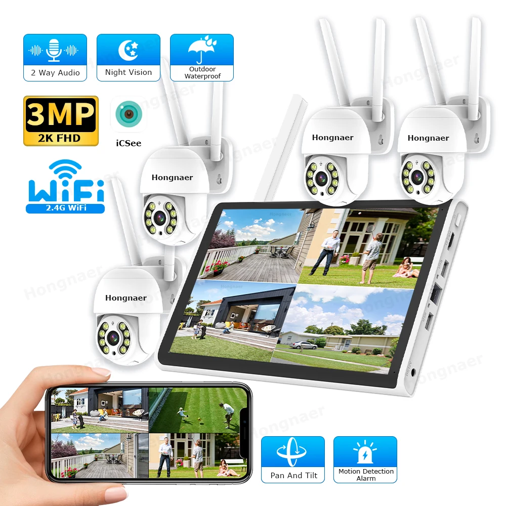 Security Ip Camera - Kit de Câmeras de Segurança Sem