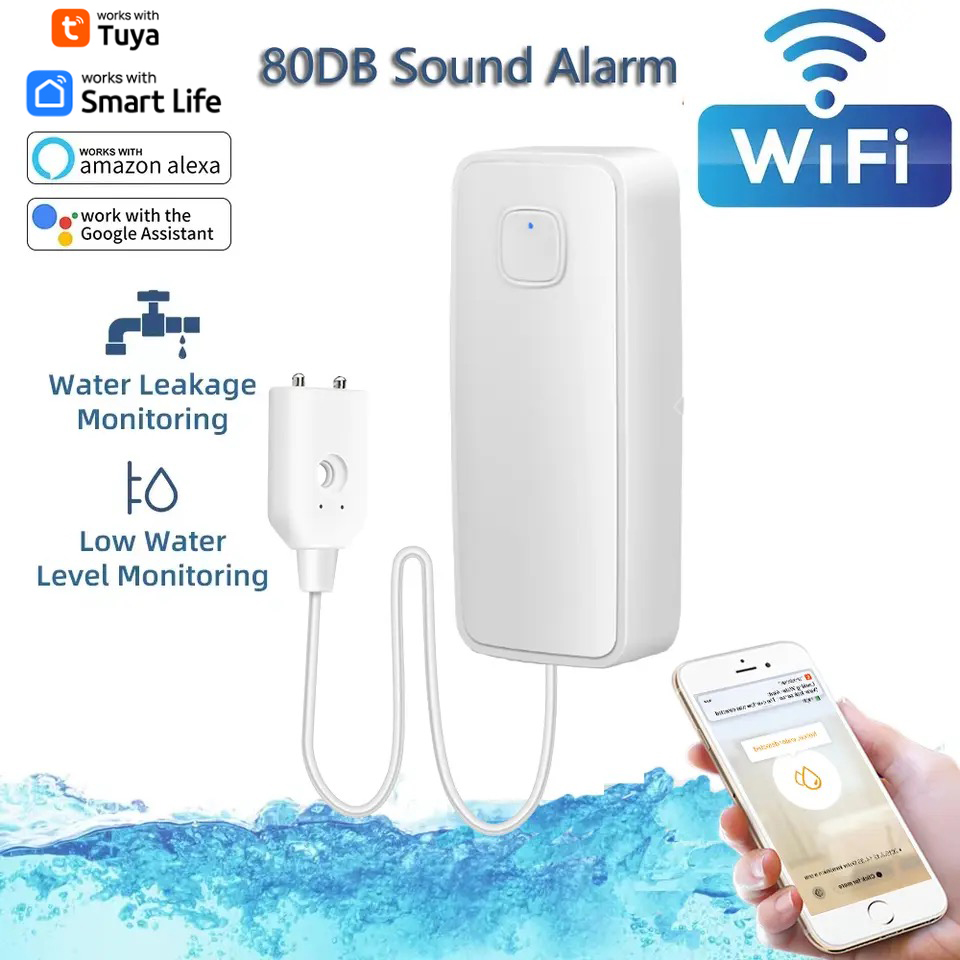Wifi Water Leak Detector - Tuya WiFi Inteligente Sensor De Vazamento