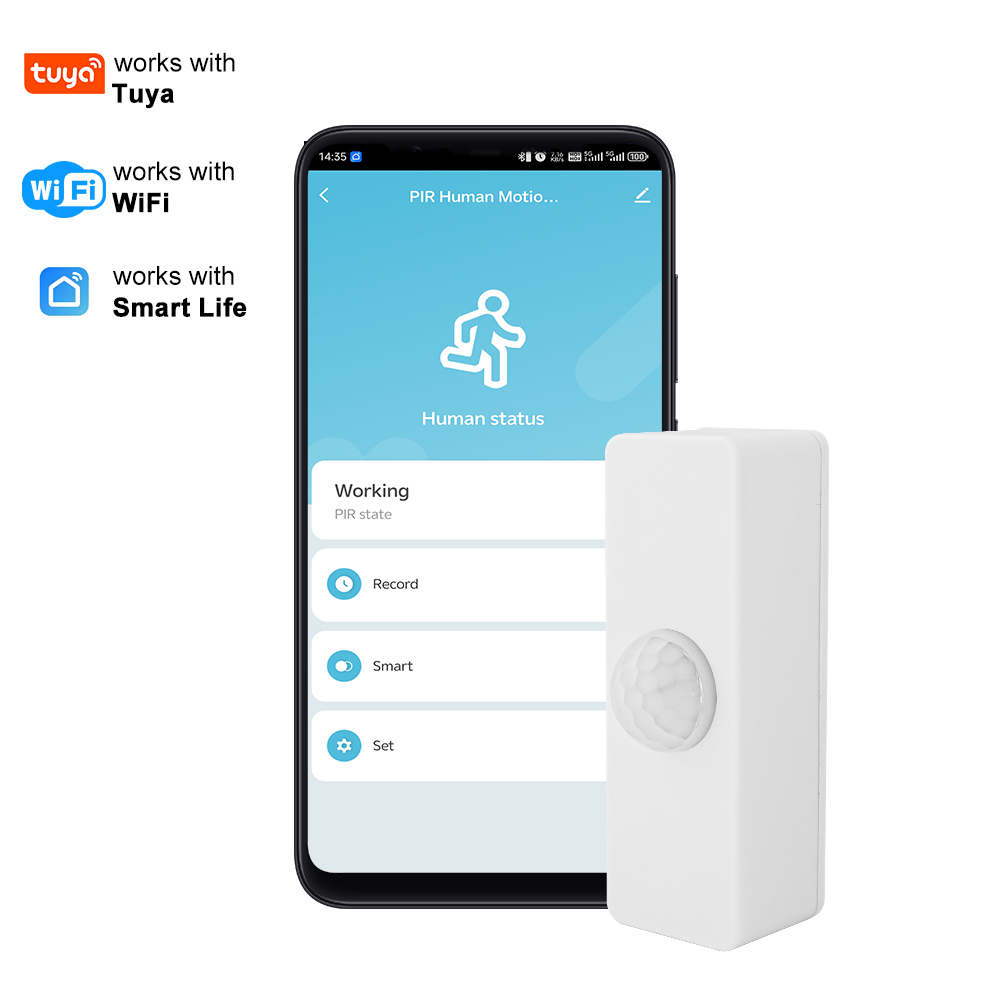 Smart Home Wiser - Sensor de Movimento PIR Inteligente Tuya,