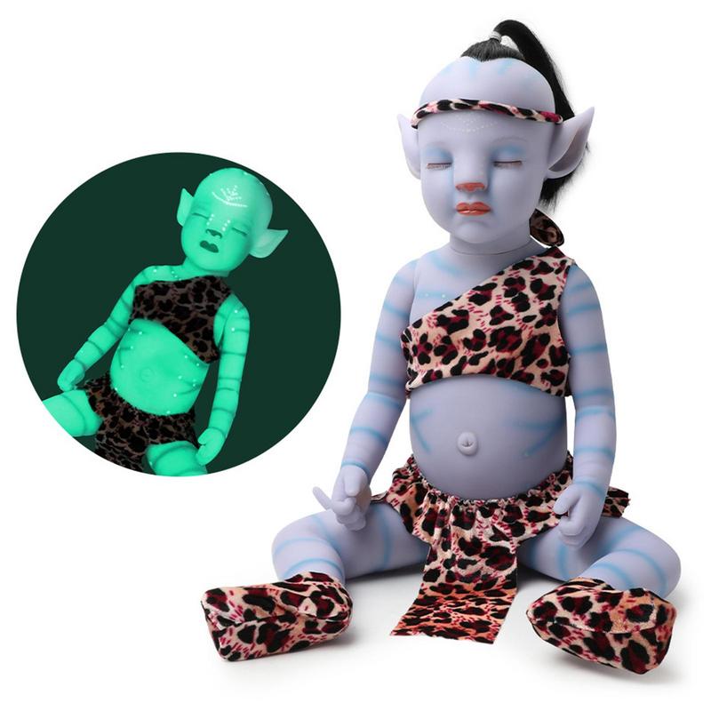 Smart Home Decor - Novo luminoso avatar reborn boneca crianças