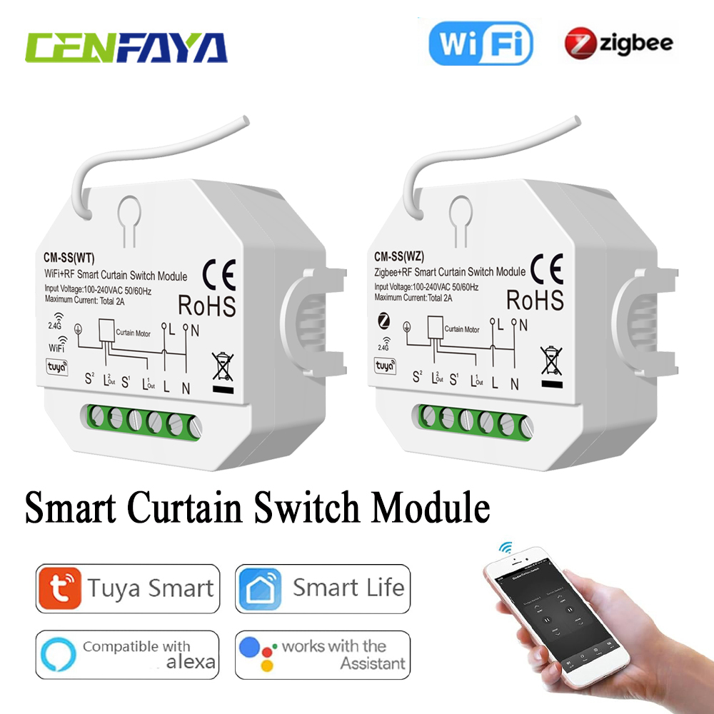 Smart Home Voice Control - Interruptor de cortina inteligente para motor