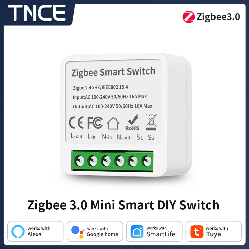 Smart Home Voice Control - Módulo de Interruptor Inteligente TNCE Tuya