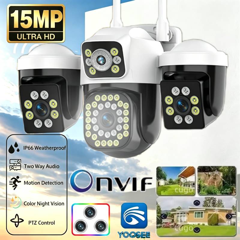 Smart Home Kamera Outdoor - Câmera de segurança externa PTZ com