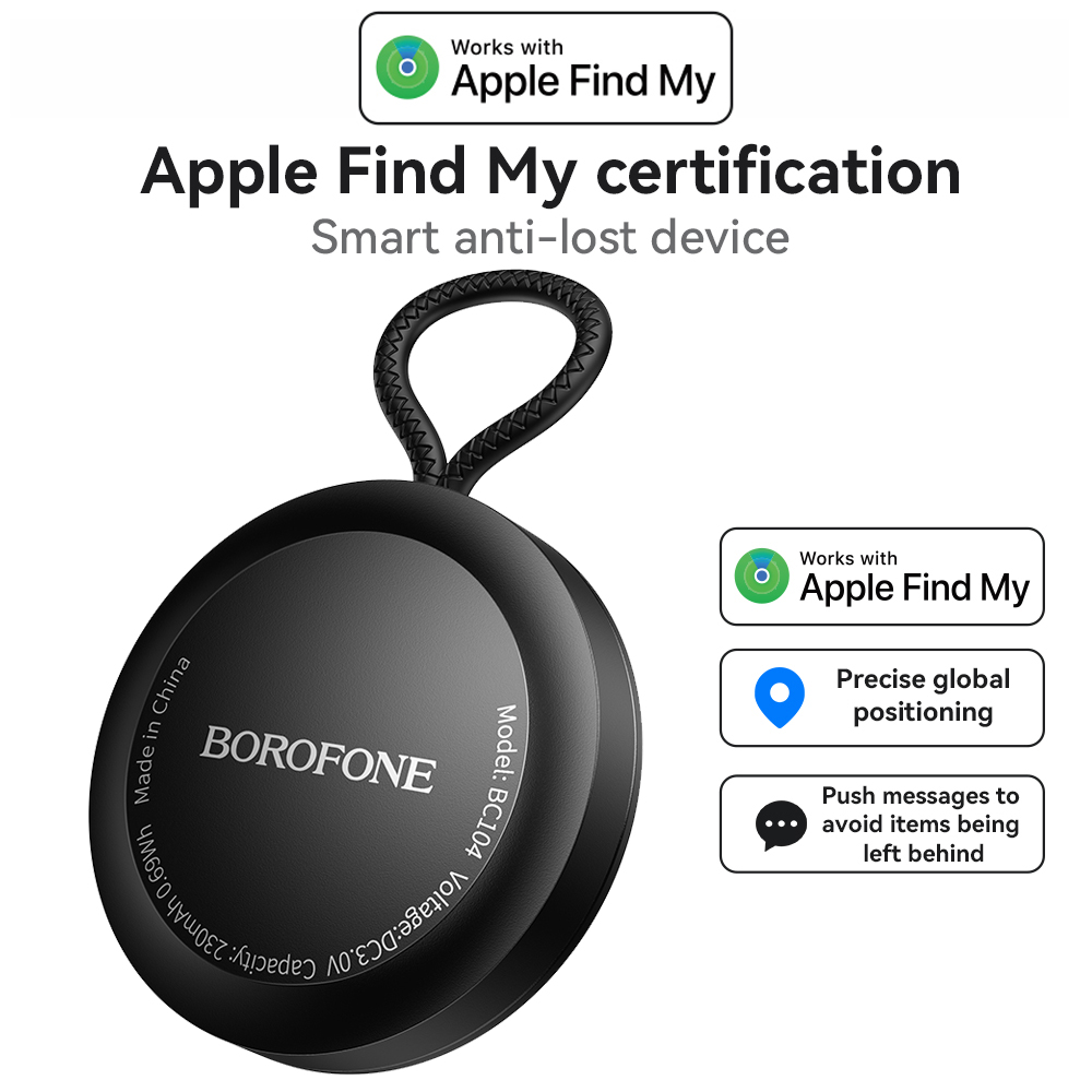Smart Home Hub Apple - BOROFONE BC104 Rastreador Bluetooth AirTag Compatível