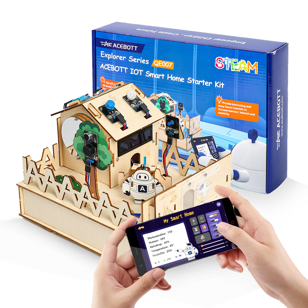 Smart Home Arduino Project - ACEBOTT-DIY Smart Home Kit para Arduino,