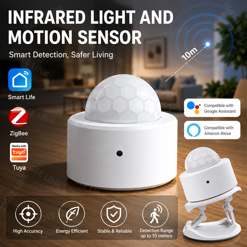 Smart Home Security - Sensor de Movimento PIR ZigBee 3.0