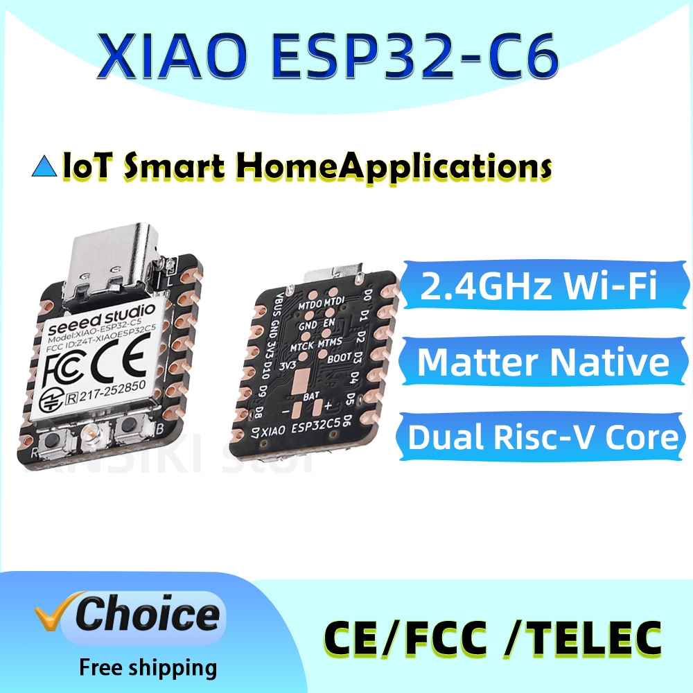 Smart Home Arduino Project - Placa de Desenvolvimento XIAO ESP32-C6 2.4GHz
