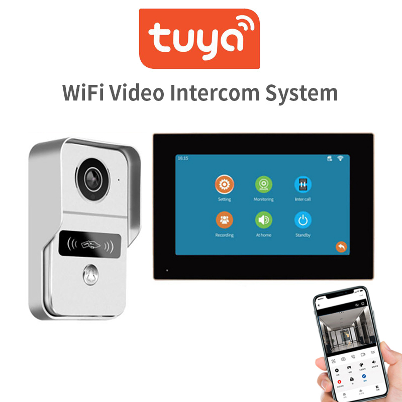 Smart Home Video Doorbell App - Campainha de Vídeo Wi-Fi Tuya 1080P