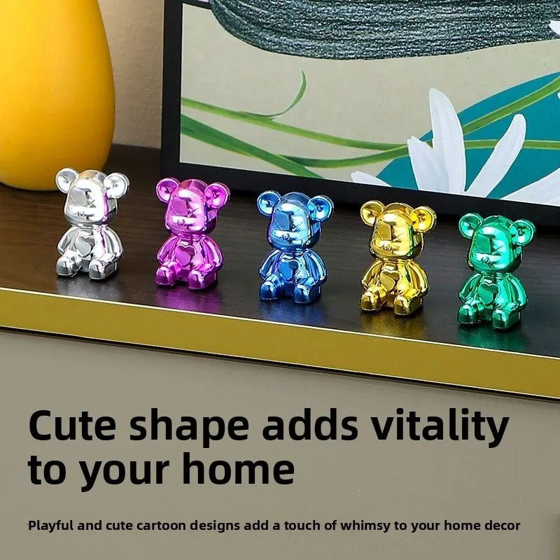 Smart Home Decor - Urso Violento de Luxo com Eletrogalvanização,