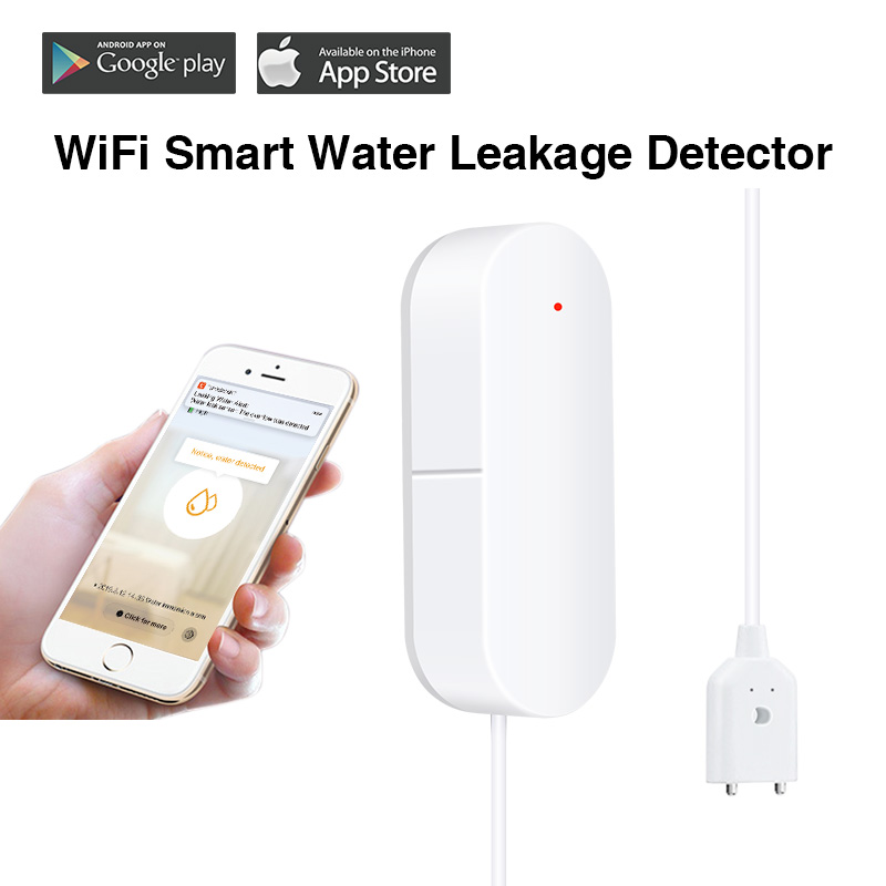 Sensor de Nível de Água WiFi c - Wifi Water Leak Detector avaliação e preço