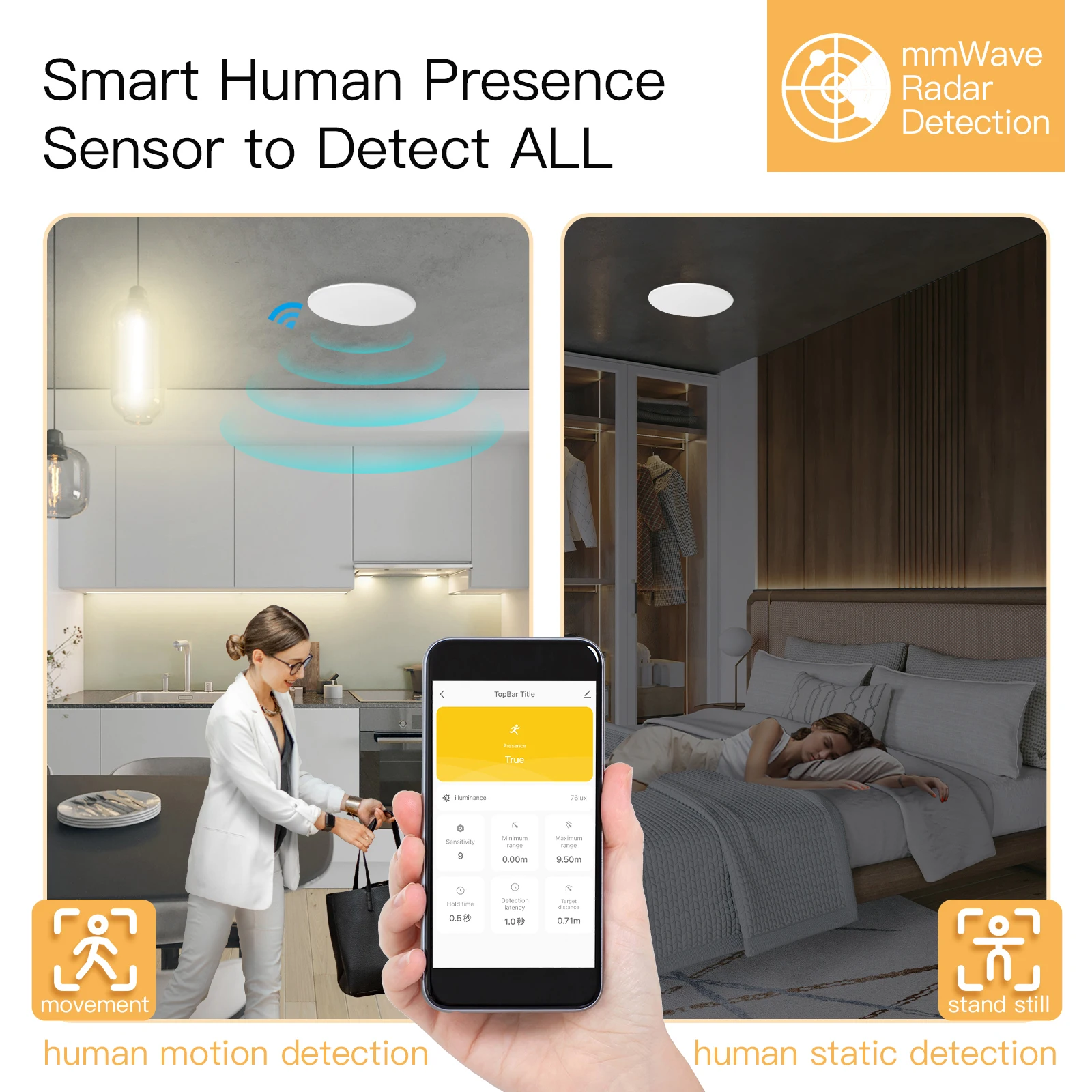Tuya ZigBee Detector de Presen - Smart Home Wiser avaliação e preço
