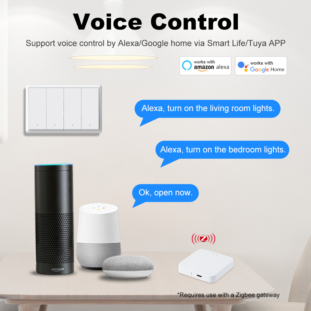 Interruptor inteligente Manhot - Smart Home Google avaliação e preço