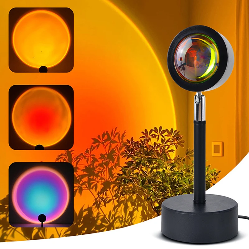 Smart LED Sunset Lamp, Lâmpada - Smart Home Decor avaliação e preço