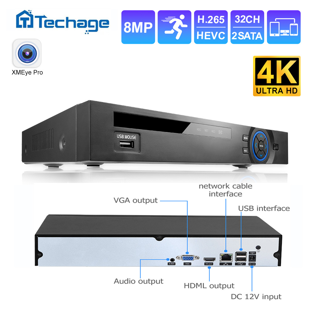 Gravador de Rede NVR Techage U - Security Ip Camera avaliação e preço