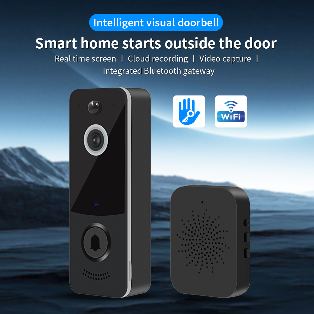 Campainha de vídeo wi-fi 1080p - Smart Home Video Doorbell App avaliação e preço