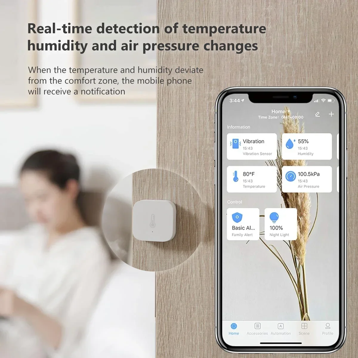 Sensor de Temperatura Aqara Zi - Smart Home Hub Apple avaliação e preço