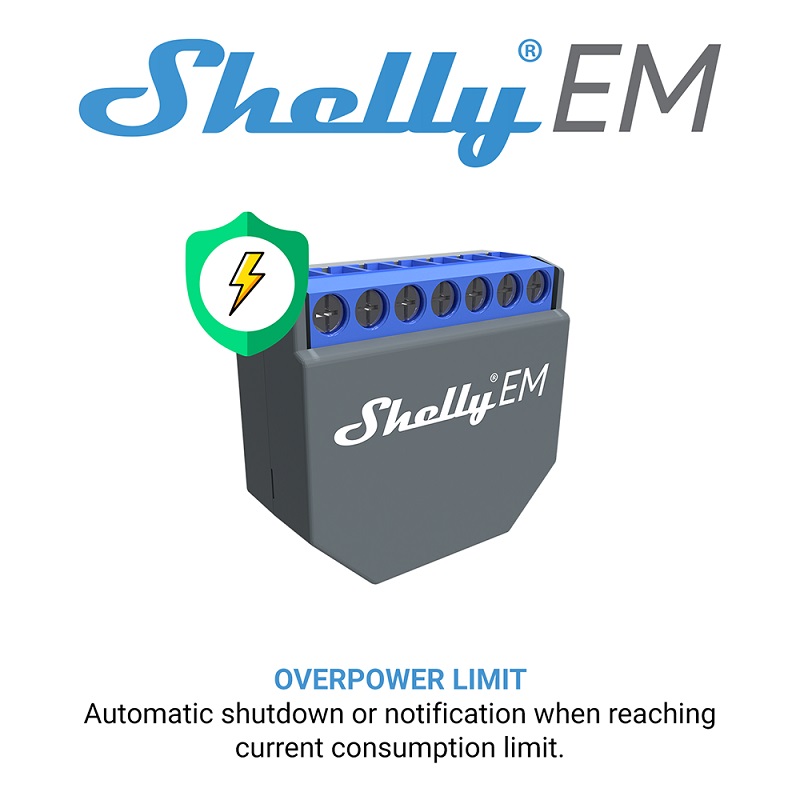 SHELLY EM Interruptor Controla - Smart Home Voice Control avaliação e preço