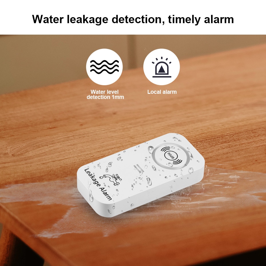 Kerui sensor de água sem fio 9 - Wifi Water Leak Detector avaliação e preço