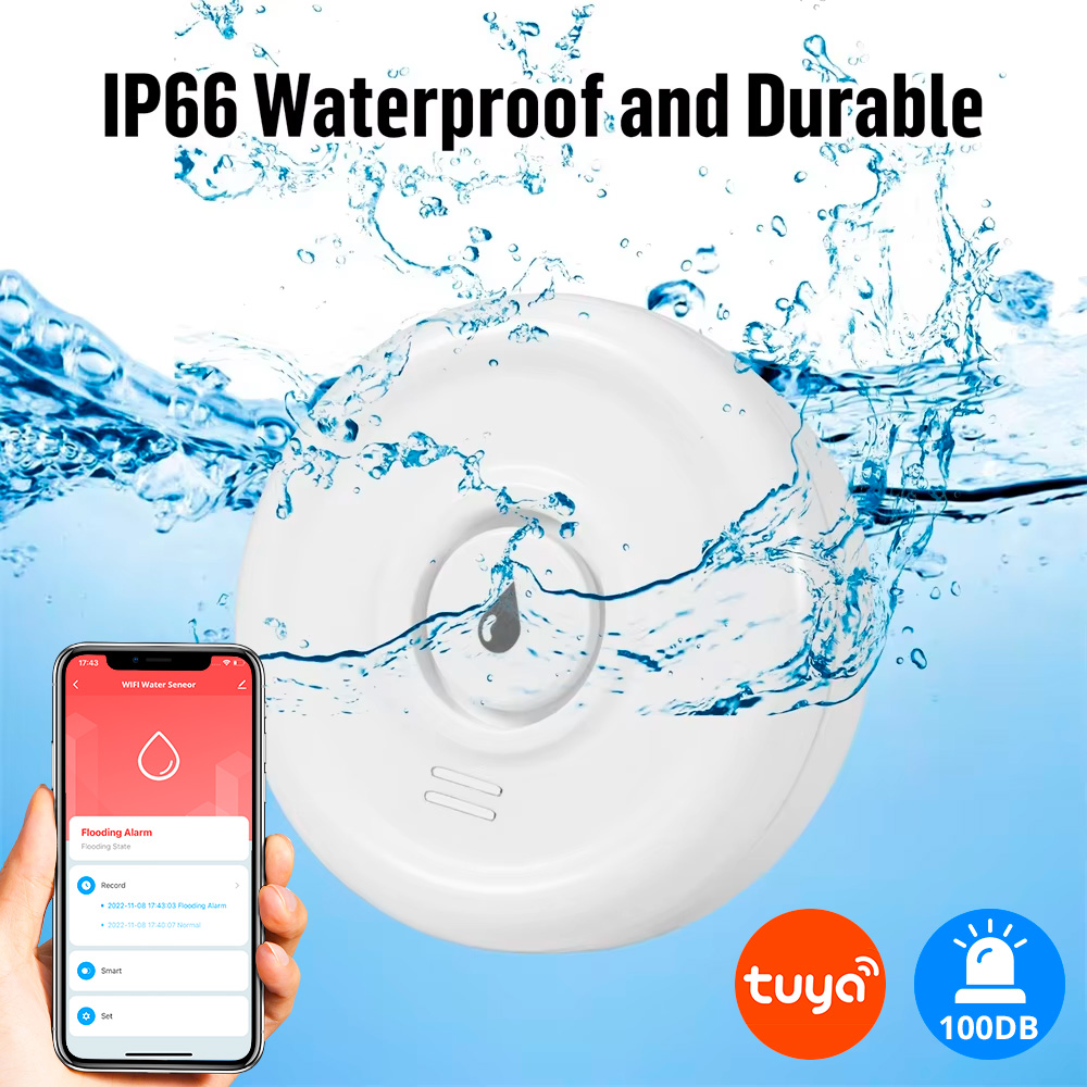 Sensor de Detecção de Vazament - Wifi Water Leak Detector avaliação e preço