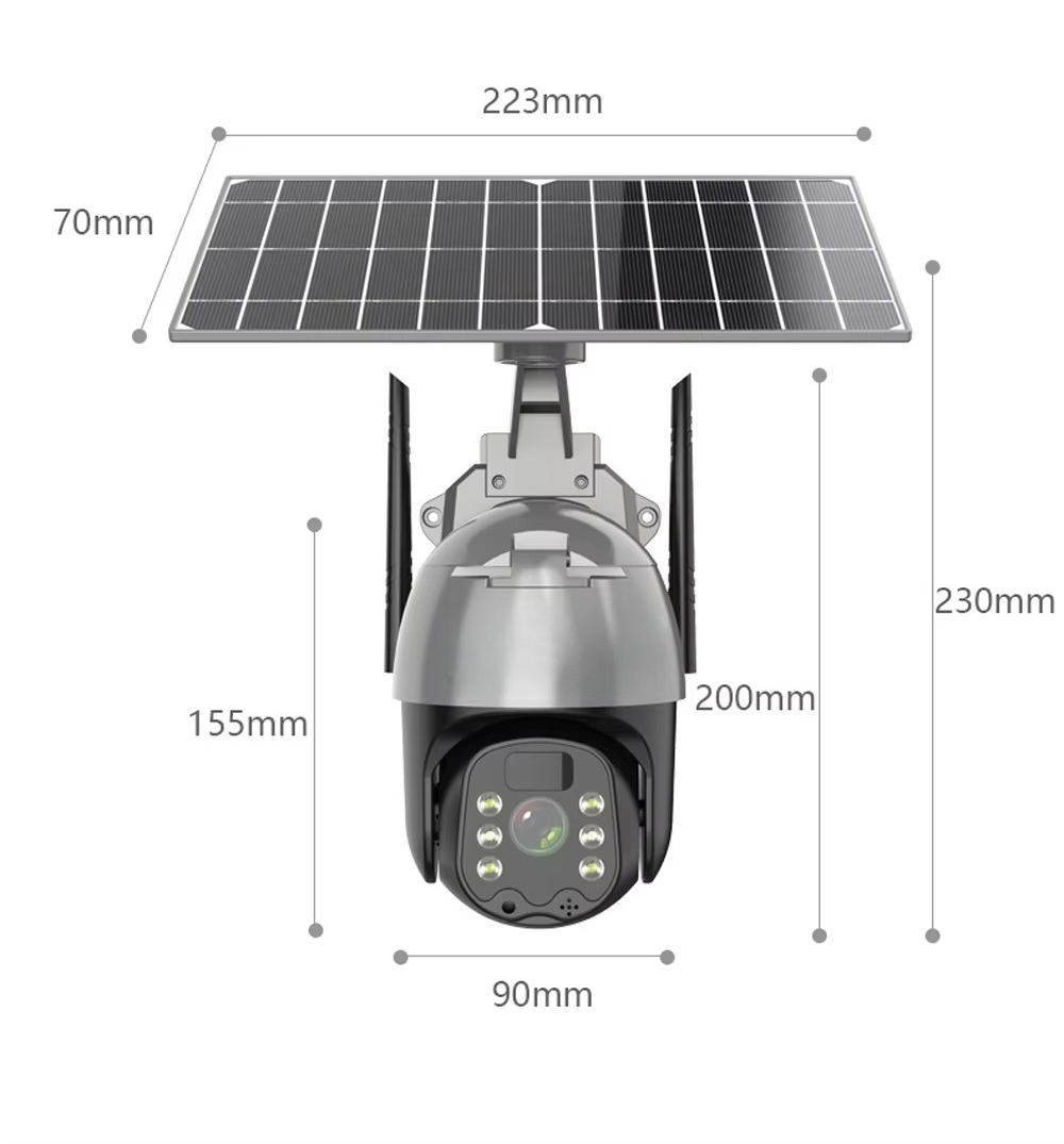 Câmera CCTV 4G LTE alimentada  - Security Ip Camera avaliação e preço