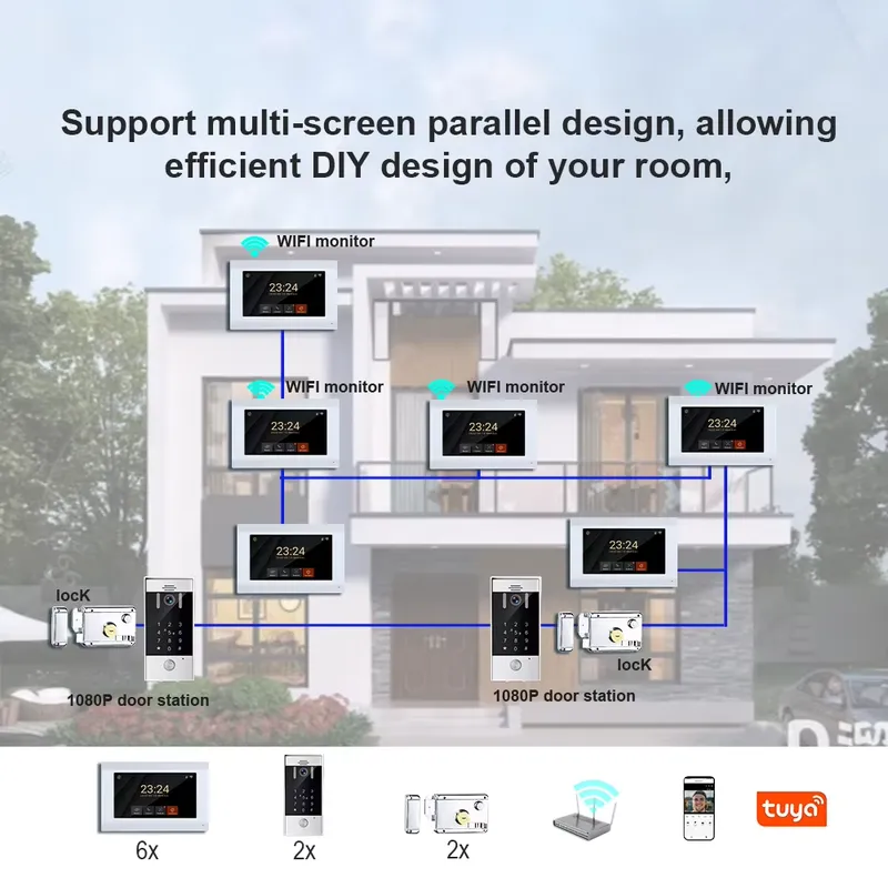 TYSH Videoporteiro Inteligente - Smart Home Video Doorbell App avaliação e preço