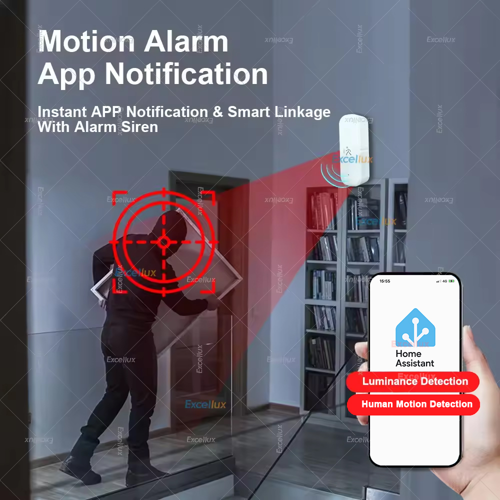 Inteligente zigbee sensor de m - Smart Home Security avaliação e preço