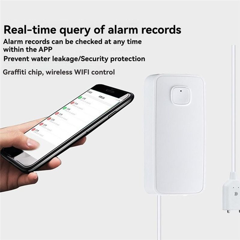 [NOVO A09R!】 Tuya wifi intelig - Wifi Water Leak Detector avaliação e preço