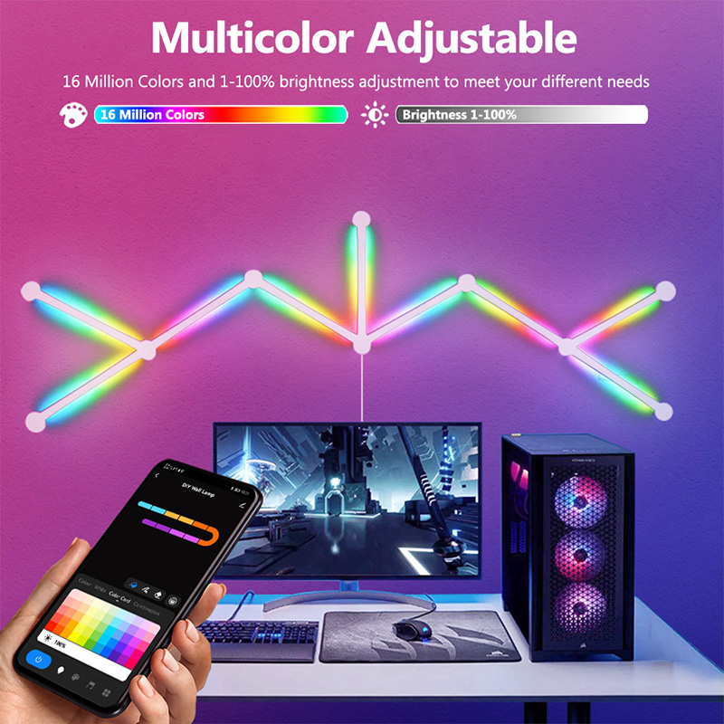 Lâmpada de parede rgb intelige - Smart Home Decor avaliação e preço