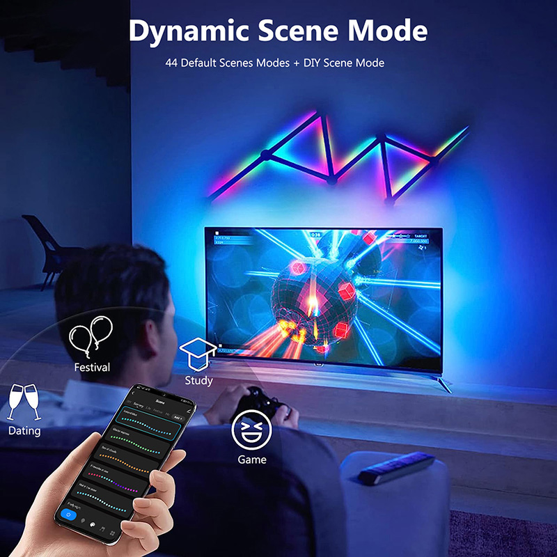 Lâmpada de parede rgb intelige - Smart Home Decor avaliação e preço