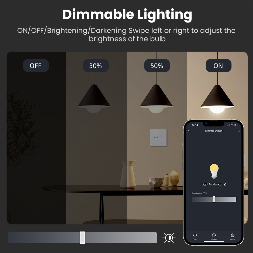 AVATTO WiFi Interruptor Dimmer - Smart Home Panel avaliação e preço
