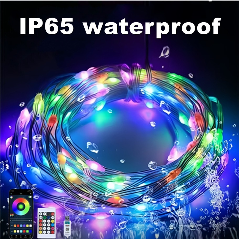 Ws2812b led luz corda intelige - Smart Home Decor avaliação e preço