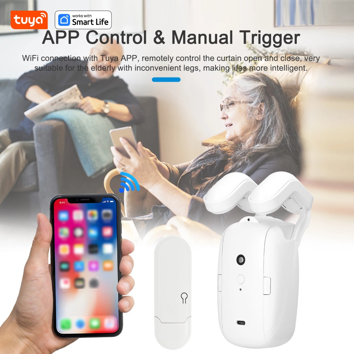 1/2 Unidades Robô de Cortina I - Smart Home Hub avaliação e preço