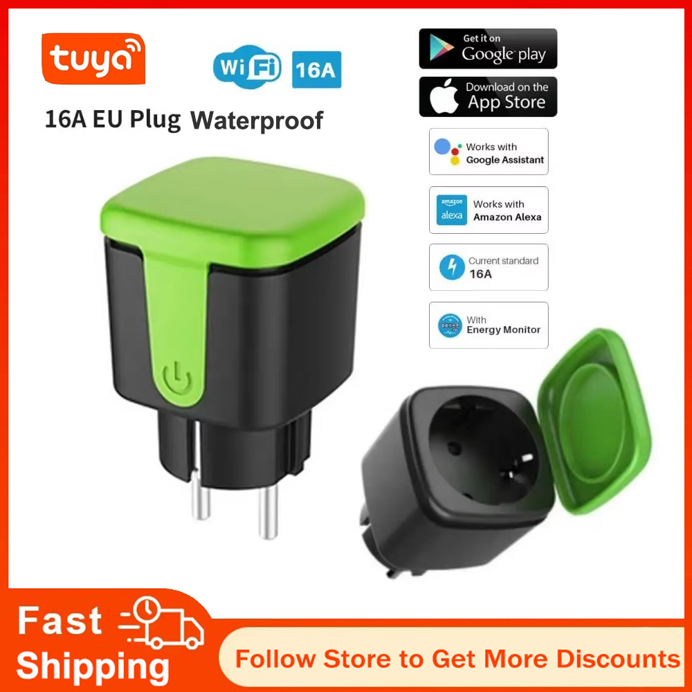 Tomada Inteligente Tuya EU 16A - Smart Home Voice Control avaliação e preço