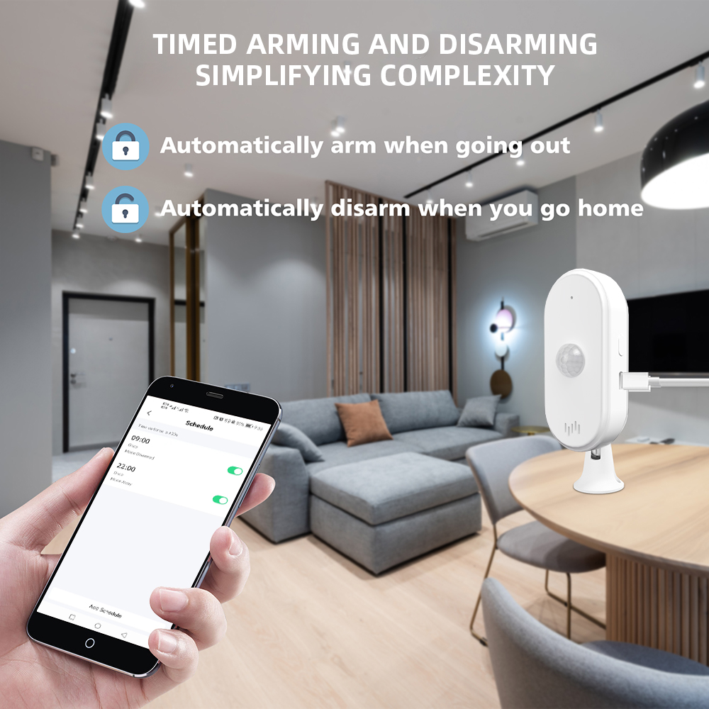 Tuya wifi pir sensor de movime - Smart Home Wiser avaliação e preço