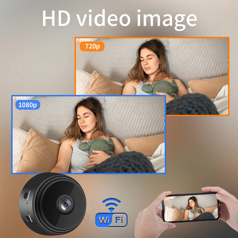 1080p hd mini câmera wi fi mon - Security Ip Camera avaliação e preço