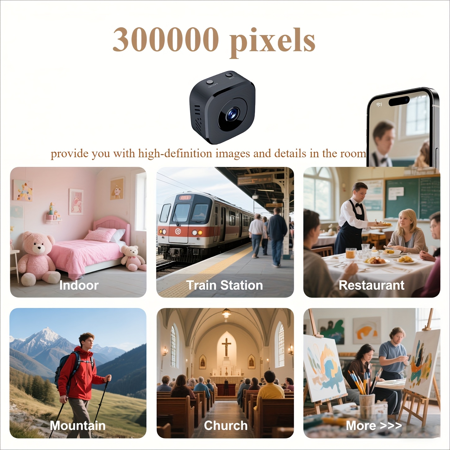1080p hd mini câmera wi-fi seg - Security Ip Camera avaliação e preço