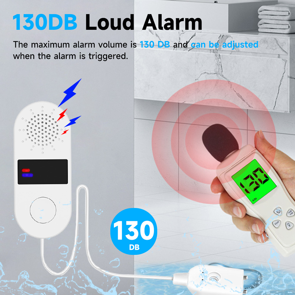 Tuya WiFi Detector De Vazament - Wifi Water Leak Detector avaliação e preço