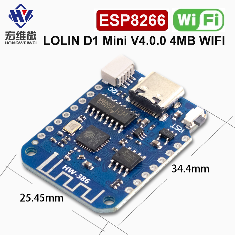 WEMOS D1 Mini V4.0.0 TYPE-C US - Smart Home Arduino Project avaliação e preço