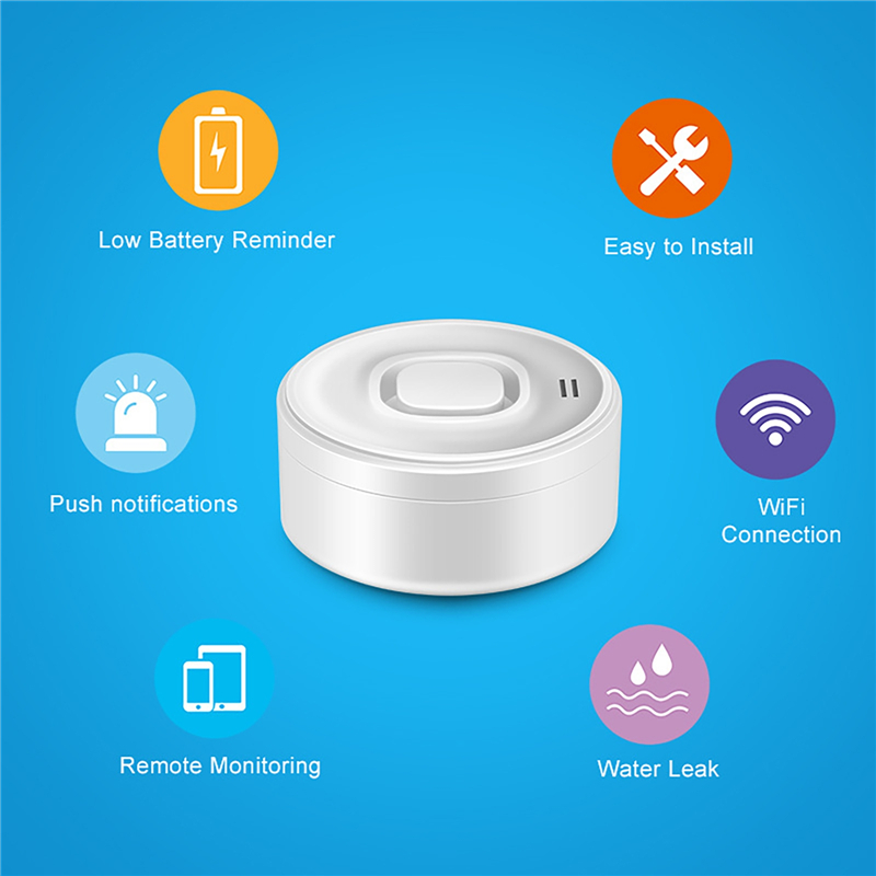 Detector inteligente de vazame - Wifi Water Leak Detector avaliação e preço