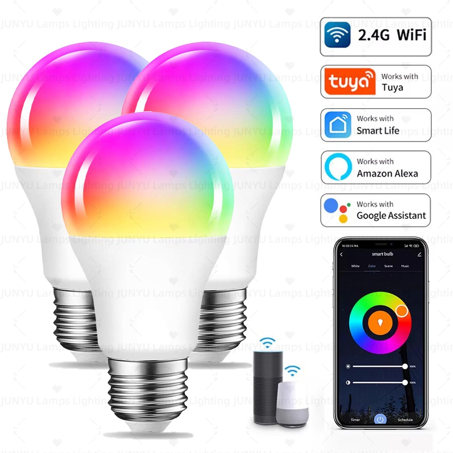 Lâmpada led rgb regulável inte - Smart Home Youtube avaliação e preço