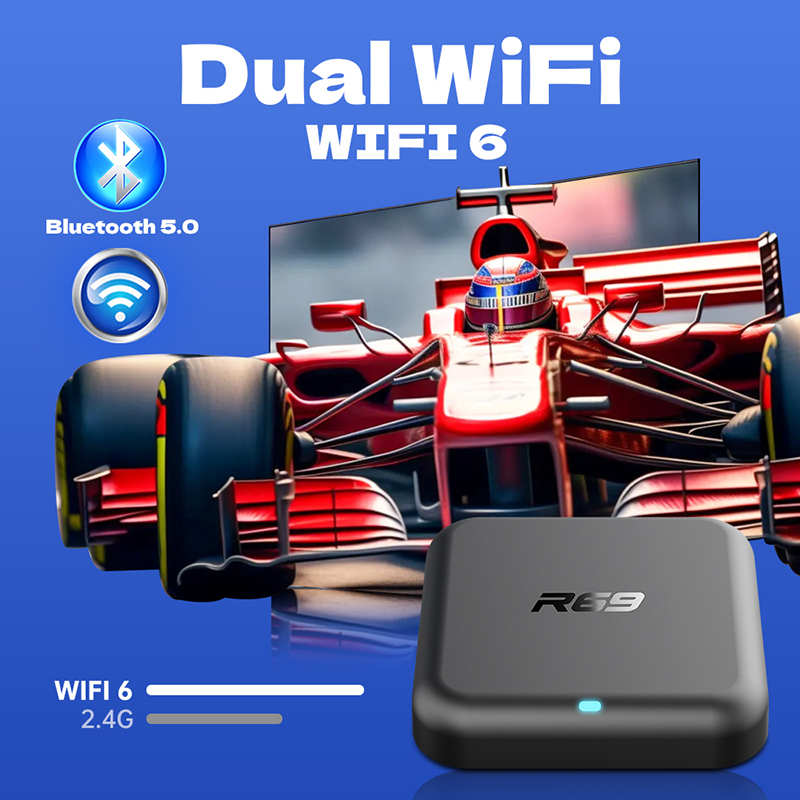 Caixa de TV Android 14 R69-1 D - Smart Home Youtube avaliação e preço