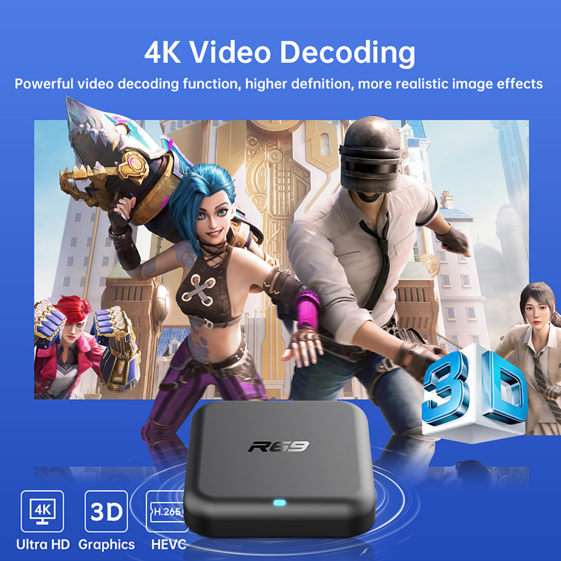 Caixa de TV Android 14 R69-1 D - Smart Home Youtube avaliação e preço