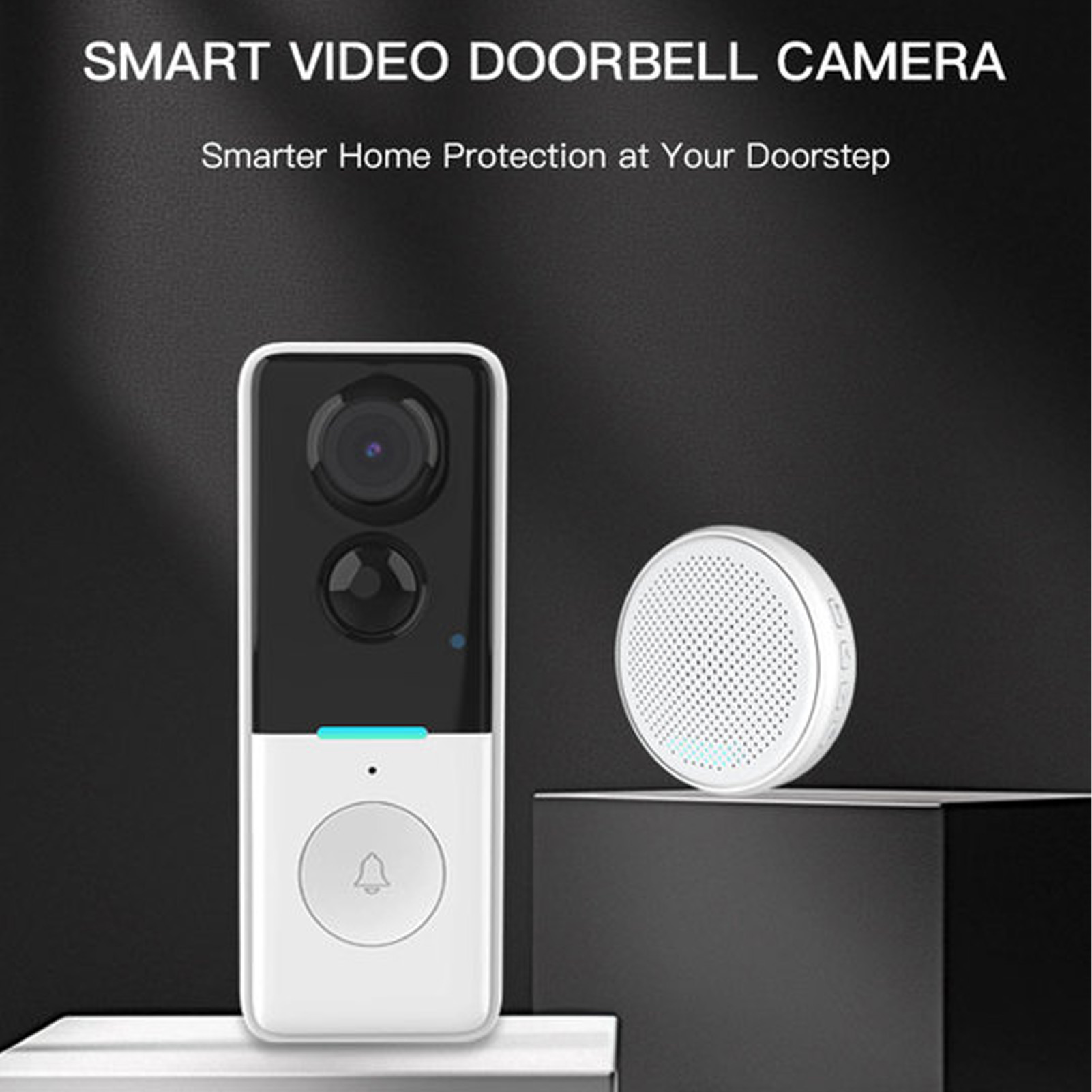 Campainha inteligente com câme - Smart Home Video Doorbell App avaliação e preço
